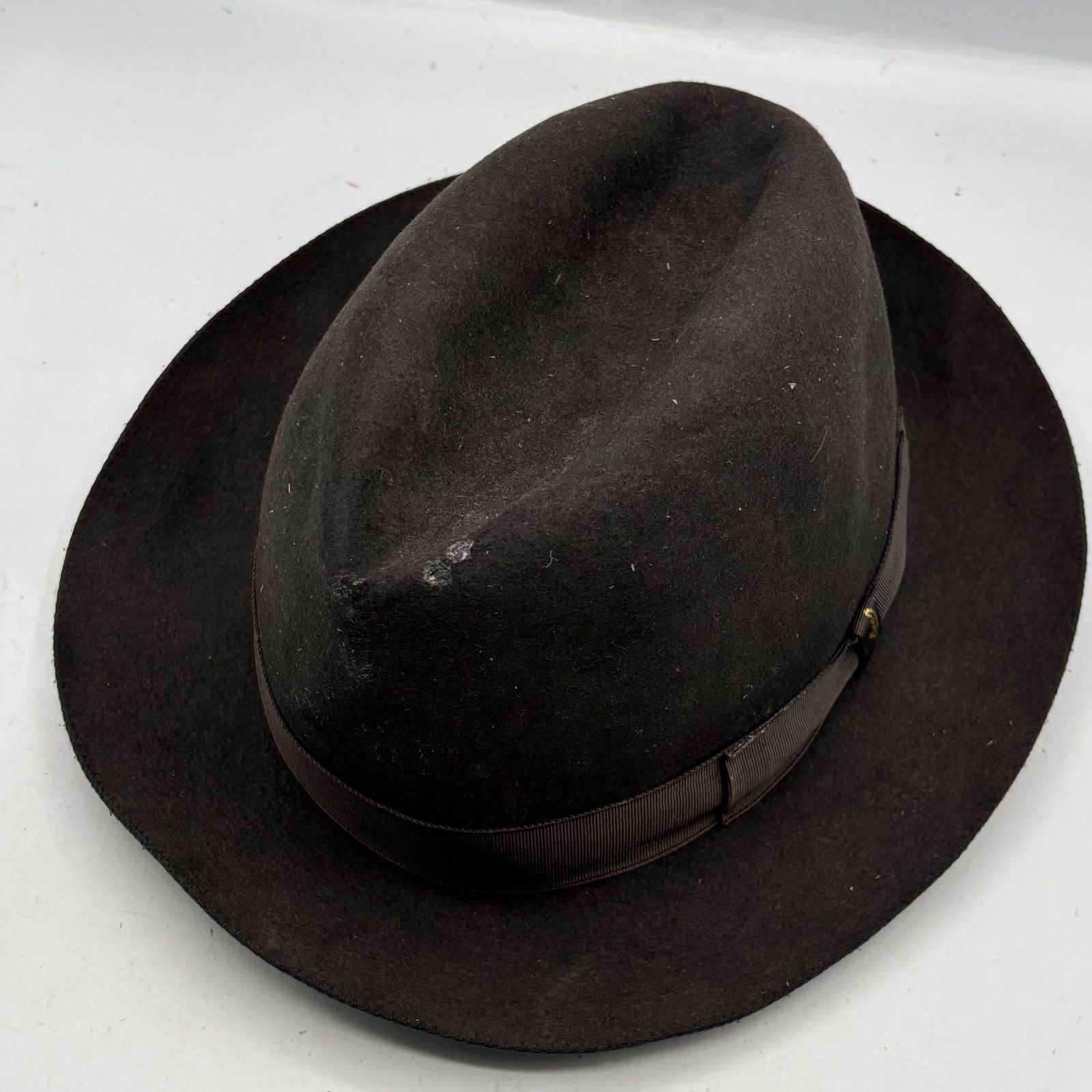 Borsalino ボルサリーノ 中折れハット BORSALINO ボルサリーノ 美品 中折れ ハット フェルト ハット