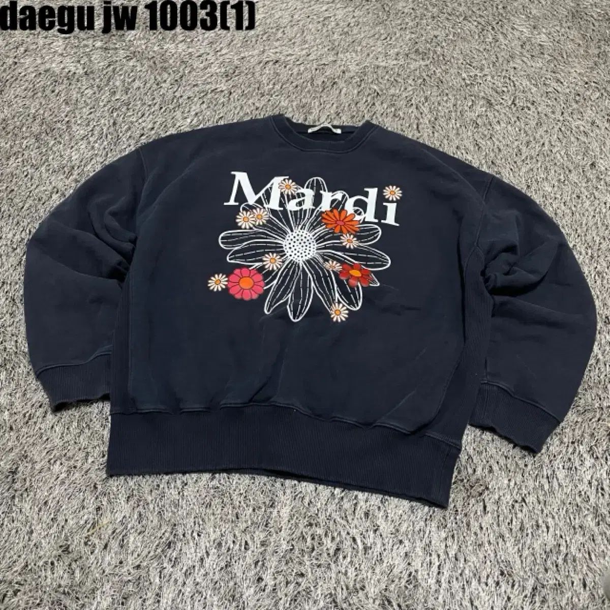 Mardi Mercredi スウェット ネイビー（刺繍） 新品Mardi刺繍