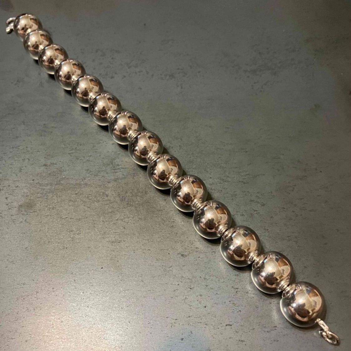 SILVER925 PEAL BRACELET/シルバー/ブレスレット シルバー925 ブレスレット メンズ 喜平ブレスレット 幅8mm