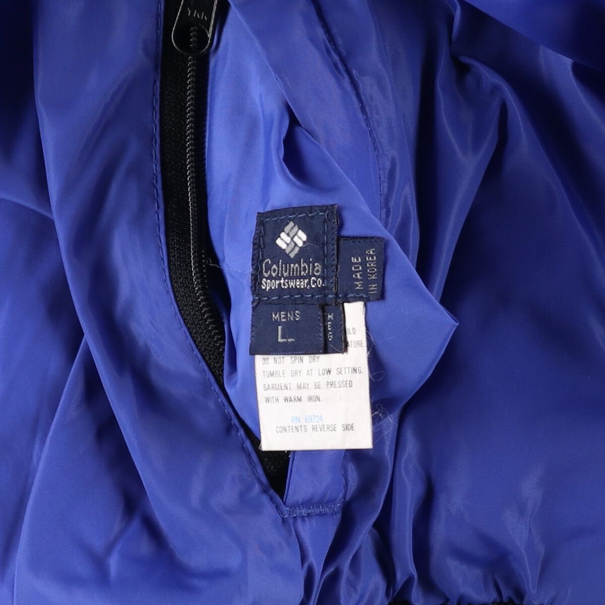 古着 80年代 コロンビア Columbia ダウンジャケット メンズL相当  