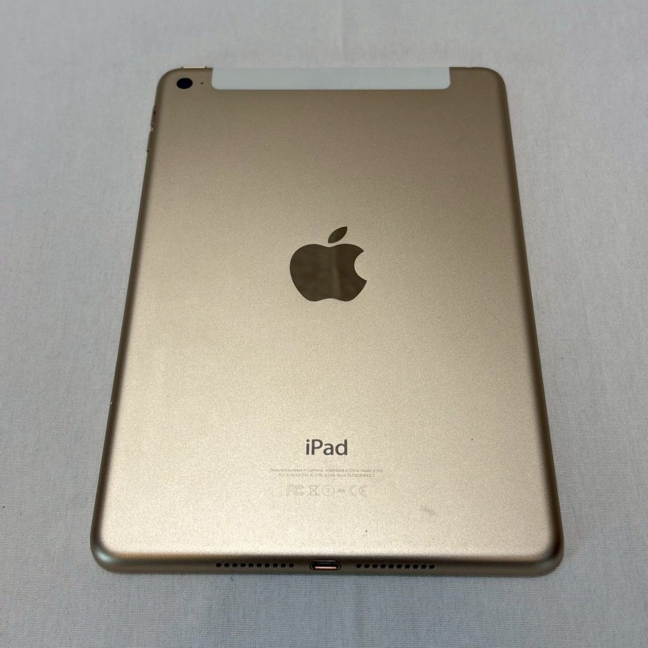 iPad|mini|4|32GB|ゴールド|SIMロックあり|au|バッテリー良好|No.1281