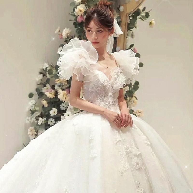【美品】ウエディングドレス　前撮り　二次会　結婚式 ウェディングドレス ウエディングドレス 二次会 結婚式 前撮り