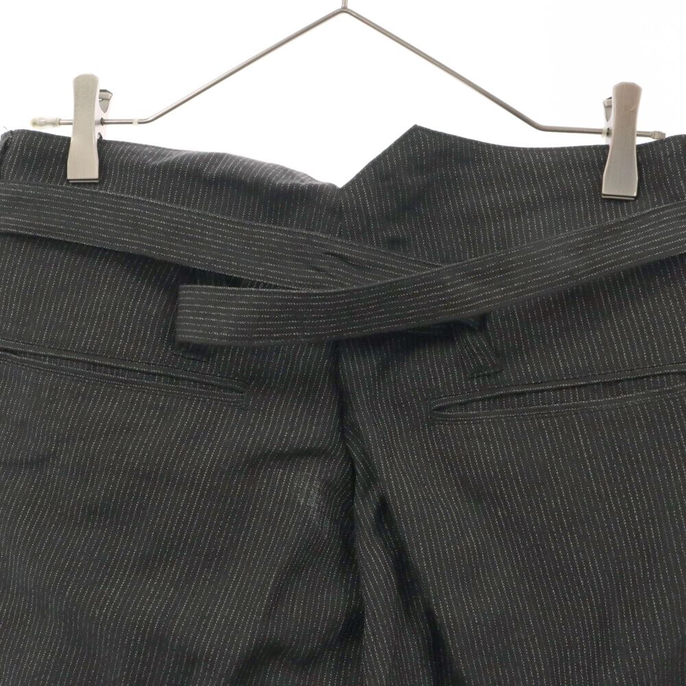 VISVIM (ヴィスヴィム) 17SS HAKAMA PANTS PINSTRIPE ハカマ パンツ ピンストライプ ブラック  0117105008021