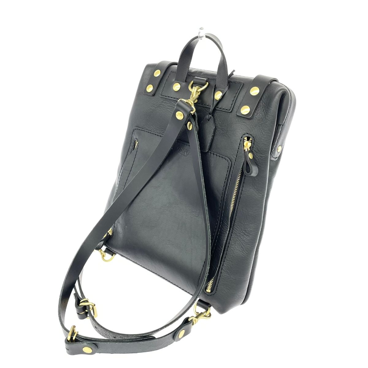 美品 HERZ ヘルツ ラックスリュック R-143-N ブラック レザー 