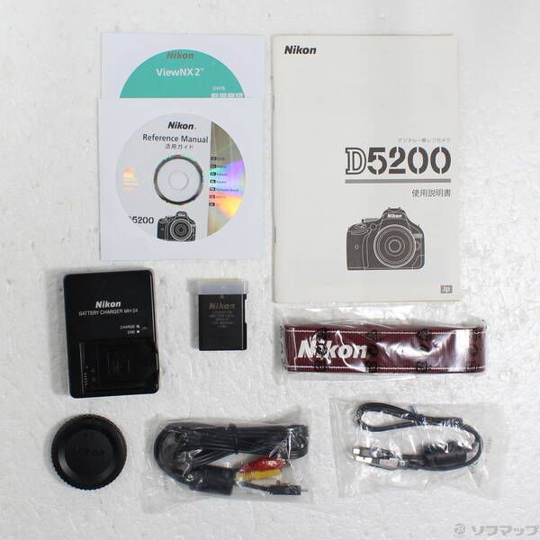 中古品〕 NIKON D5200 ボディ (レッド)【305】 - メルカリ