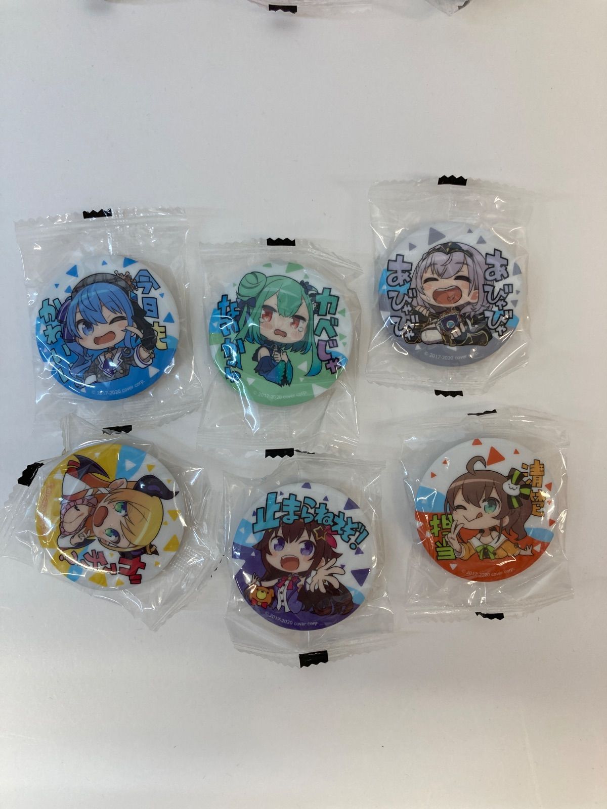 周央サンゴ 広島公演 缶バッジ 38点 FOCUS ON】ランダムスクエア缶