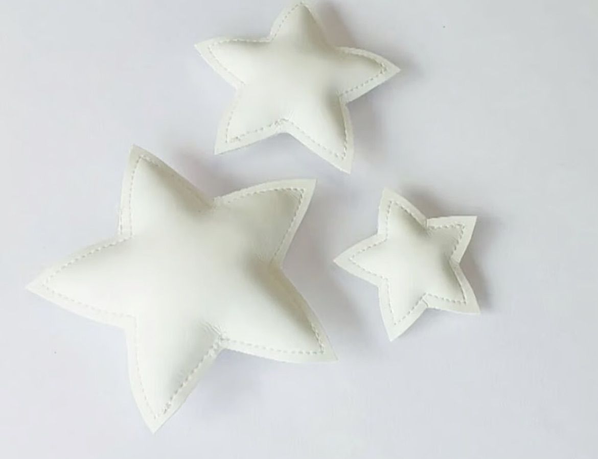 Star Wall Decals- Brite White