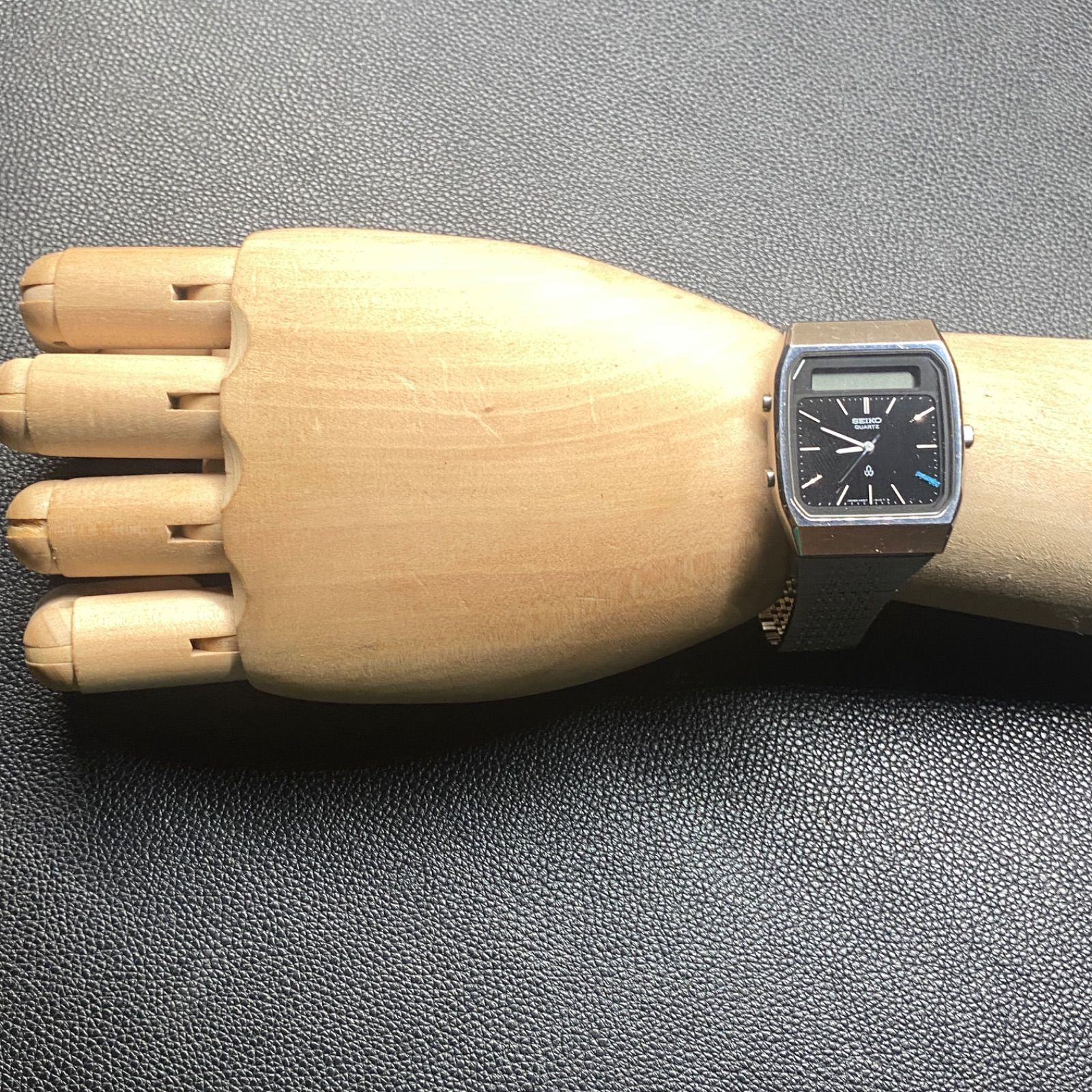 セイコー SEIKO H557-510A スクエア アナデジ ヴィンテージ メンズ