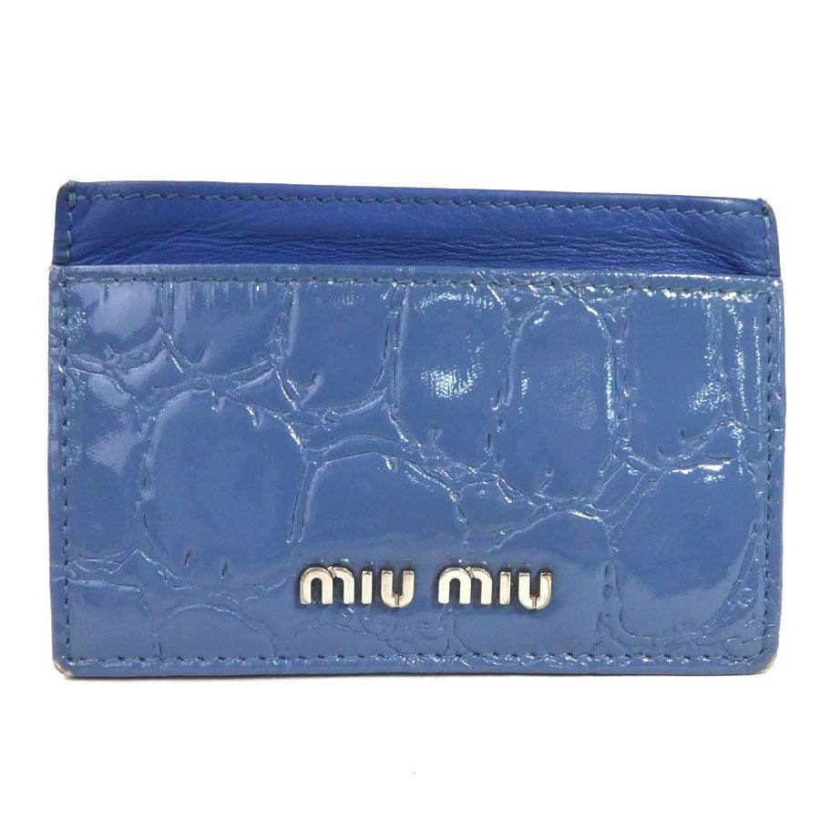 ミュウミュウ MIUMIU パスケース カードケース - 【中古ブランド品販売