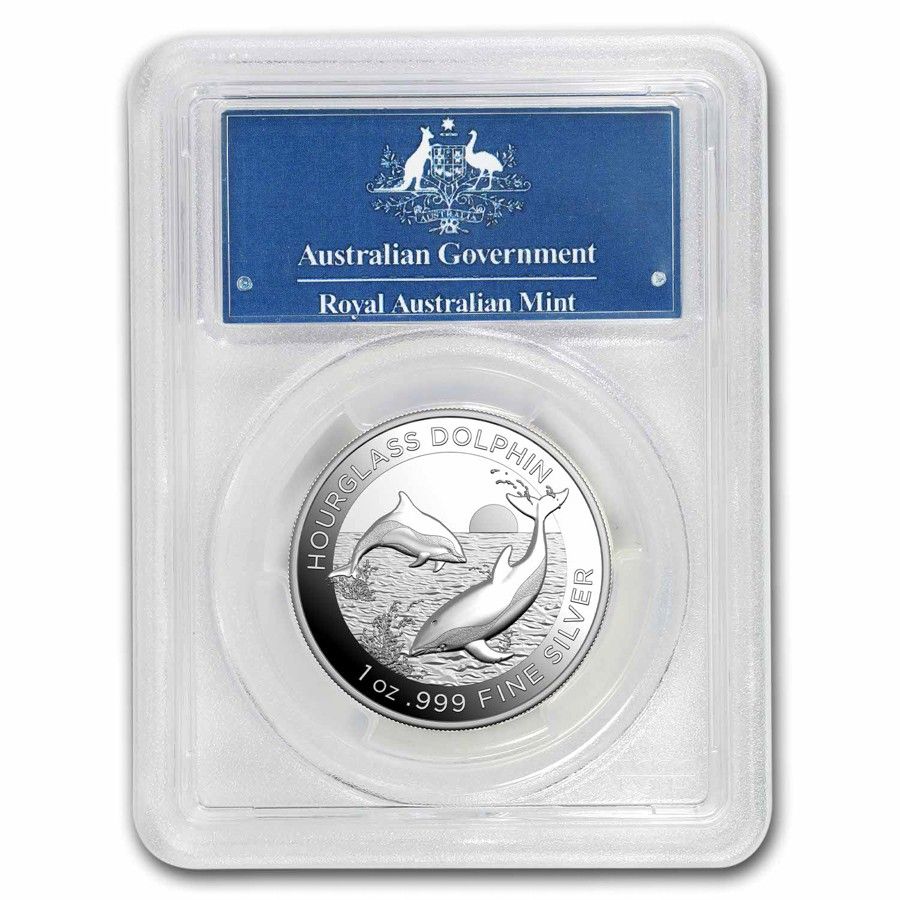 2025 Atralia 1 oz Silver Dolphin PR-70 PCGS First Day HR