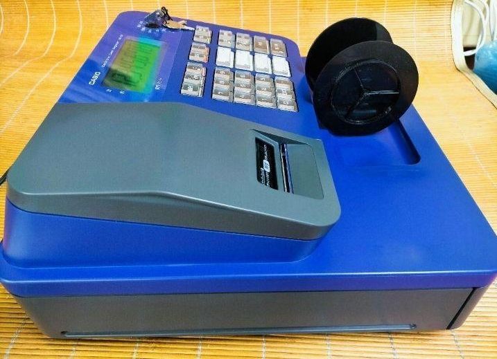 カシオレジスター　SE-G2　コンパクト　人気機種　 感熱紙　250501 カシオレジスター SE-G2 コンパクト 人気機種 感熱紙 n236633