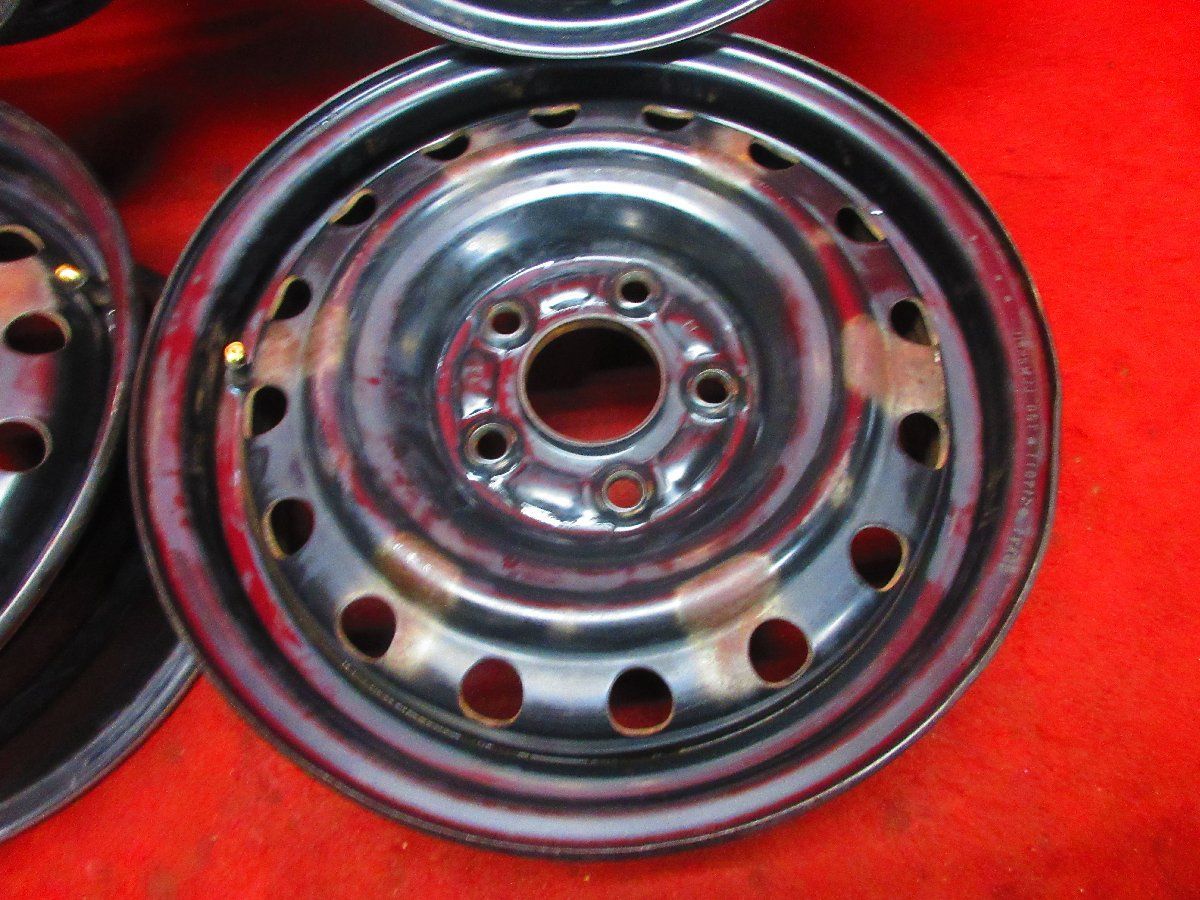 スチール ホイール 4本 日産 セレナ C26 C27 純正15×5.5J 5穴114.3 +45