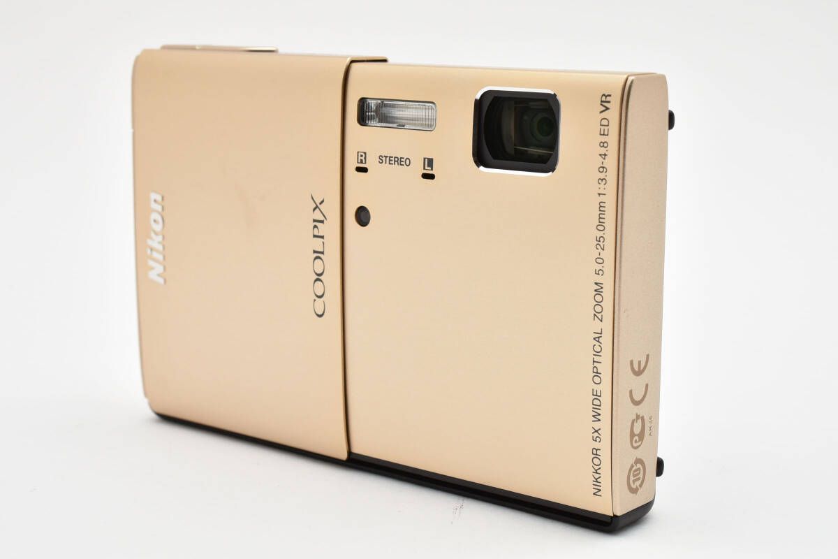 ☆未使用保管品☆ ニコンNikon COOLPIX S100 シャイニーゴールド 元箱