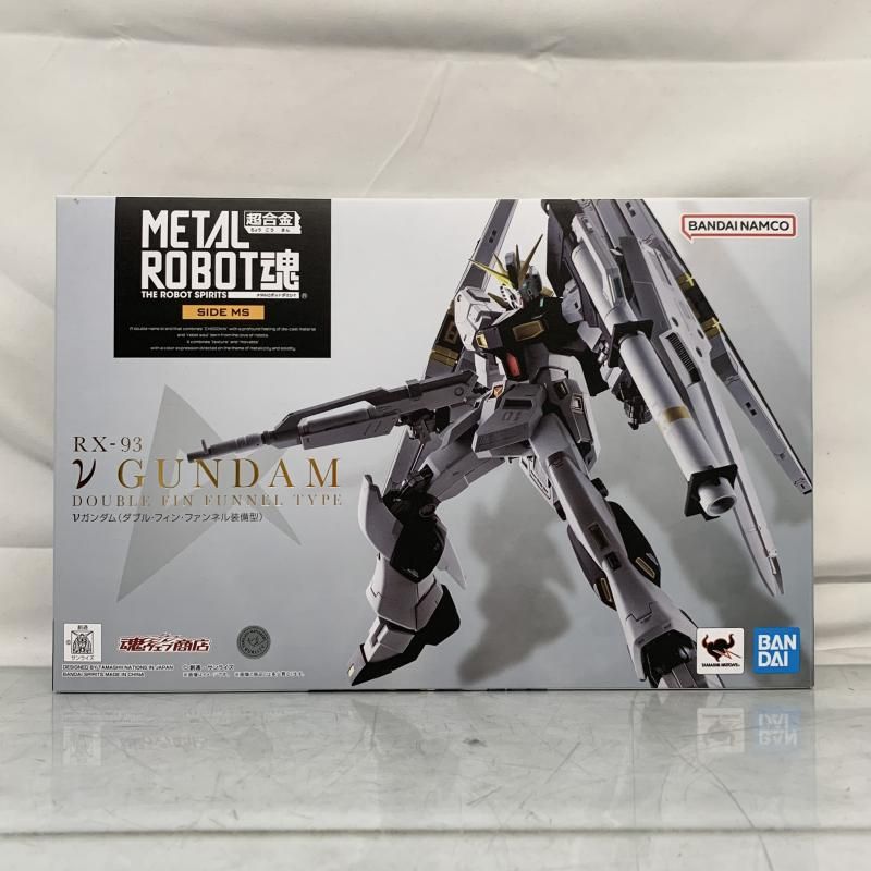 【中古】開封)METAL ROBOT魂 ＜SIDE MS＞ νガンダム ダブル・フィン・ファンネル装備型[91]