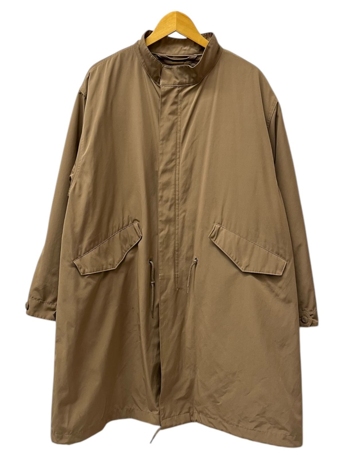 THE SHOP TK ザショップザショップティーケーミクスパイス 2WAY モッズコート キルティング ジャケット 616-93002 M ベージュ メンズ|025