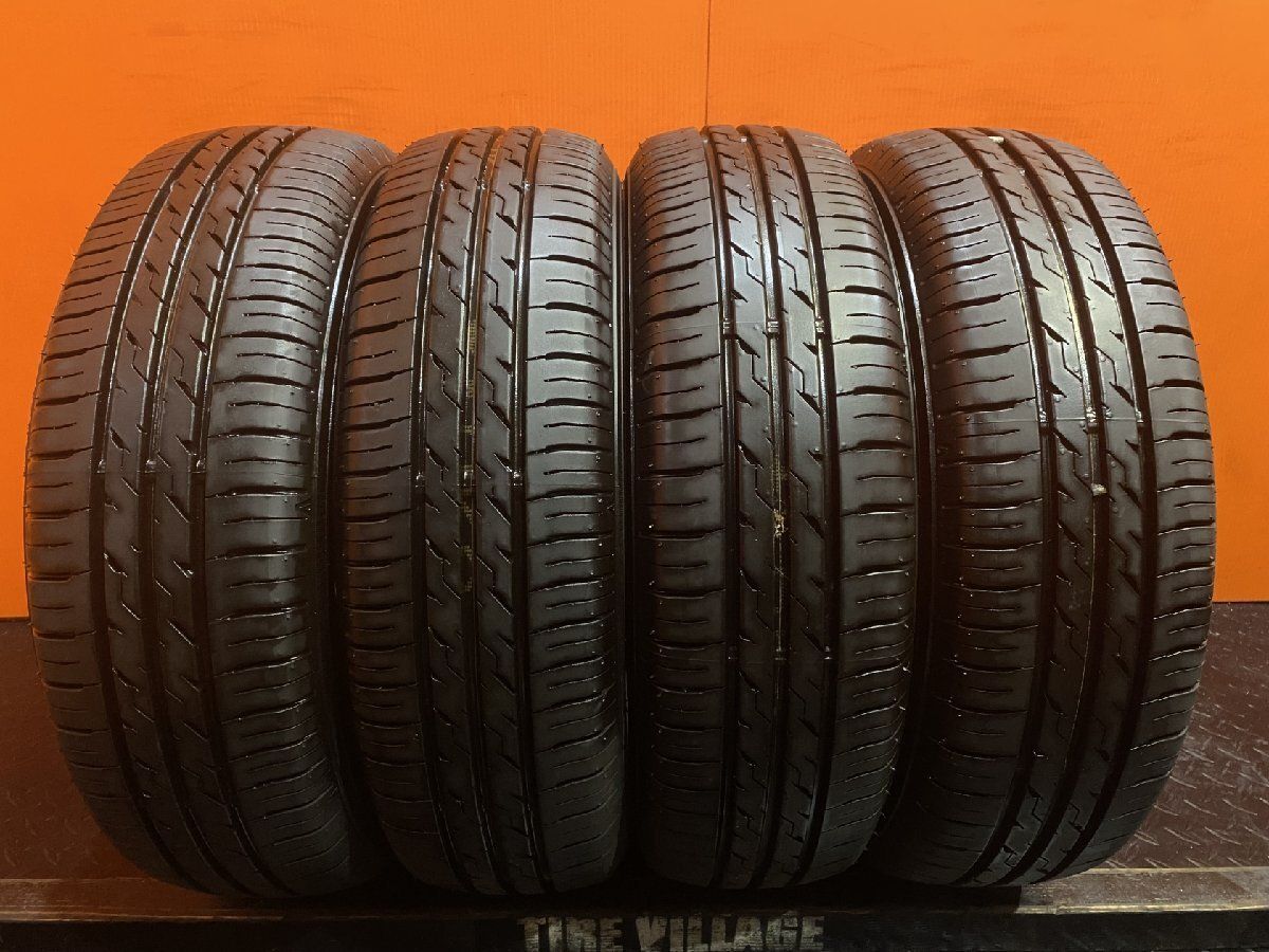 走行短め】ECOFINE 155/65R13 13インチ 夏タイヤ 4本 23年製 ライフ 