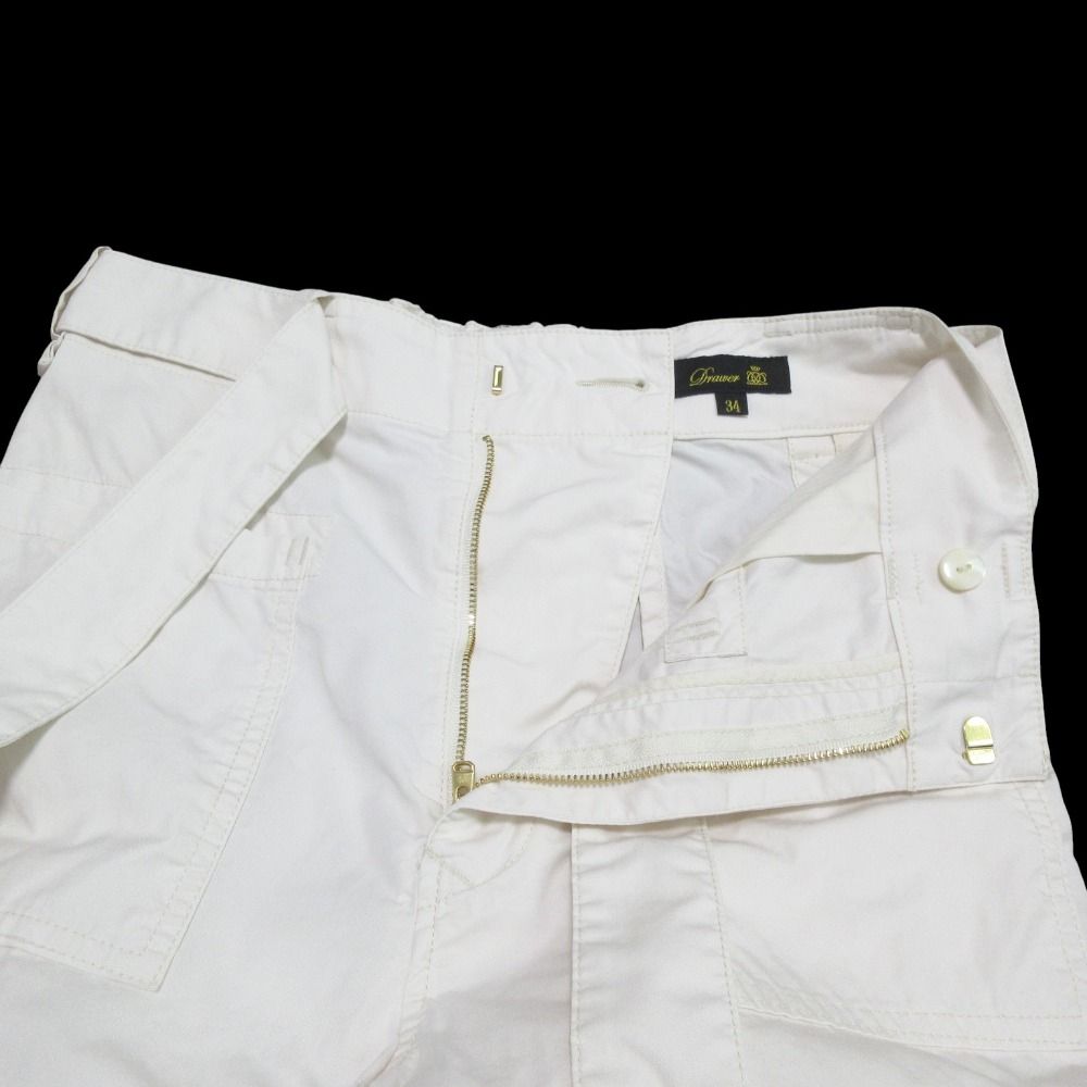 美品 24SS DRAWER ドゥロワー コットンシルク ギャバジンベルト