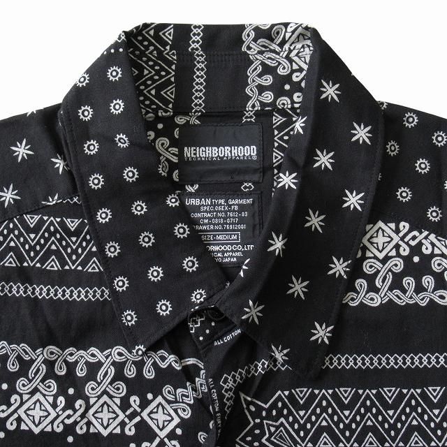 NEIGHBORHOOD　バンダナシャツ　B'z 稲葉さん色違い　美品 NEIGHBORHOOD バンダナシャツ B'z 稲葉さん色違い 美品