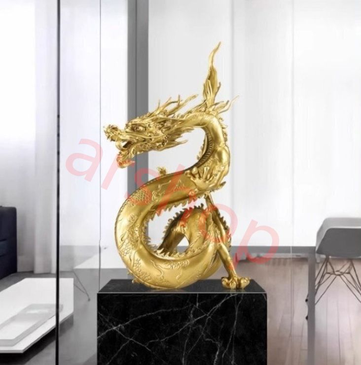 龍 特大 置物 風水 アイテム 竜 龍神 パワースポット 真鍮 開運 楽天市場】【楽天1位6冠達成！】龍の置物 龍 特大 置物 大