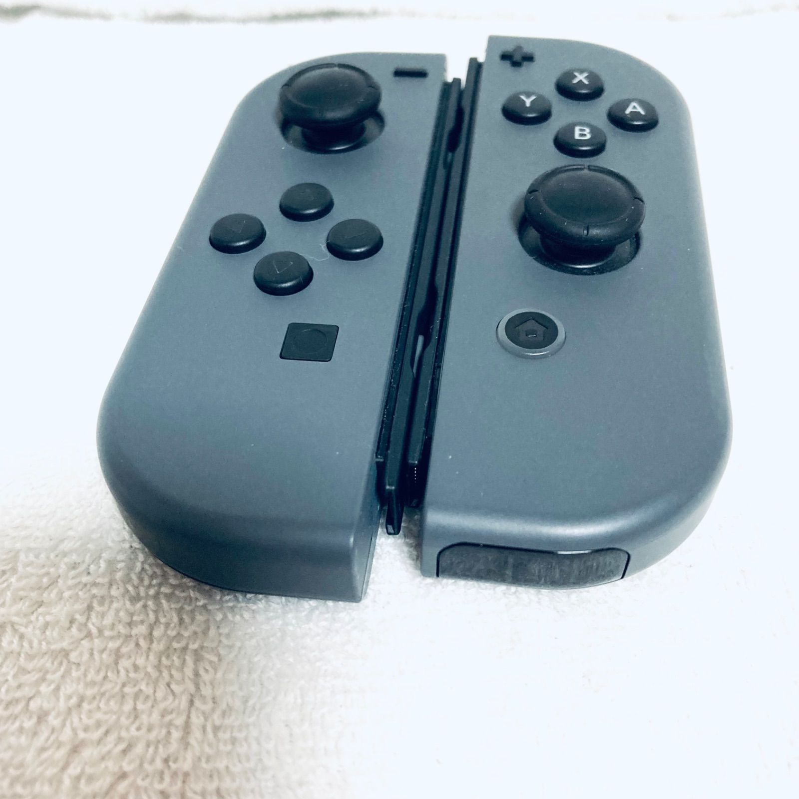 美品 人気カラー 廃盤グレーSwitch 左右セット ジョイコンJoy-Con Nintendo Switch - 任天堂スイッチJoy-Con廃盤カラー グレー