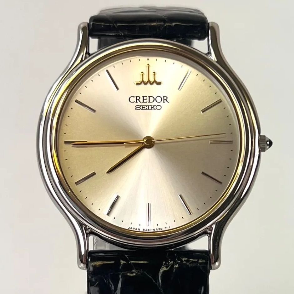 seiko クレドール 腕時計 8j81 6a30 モノマート ストア