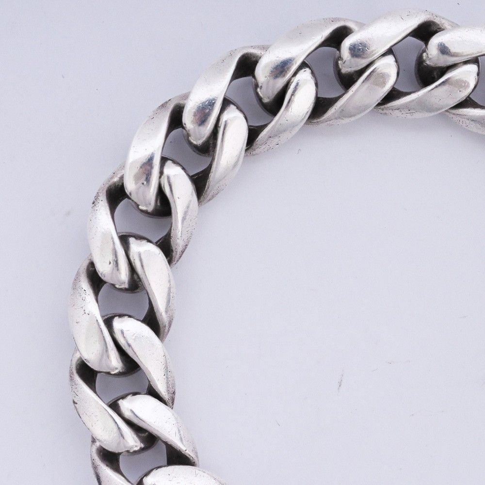 CHROME HEARTS フローラルクロスID ブレスレット with パヴェ