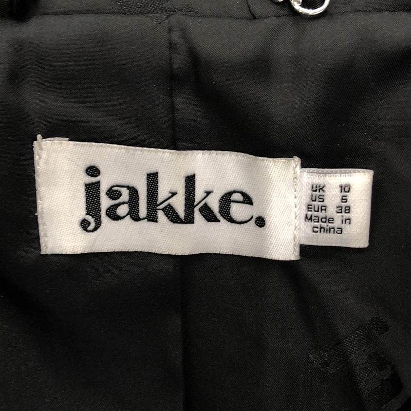 美品 【Jakke / ジャッキー】DAISY エコファー ジャケット 38 JAKKE / ジャッキー | DAISY エコファー ジャケット | US6 | ブラック