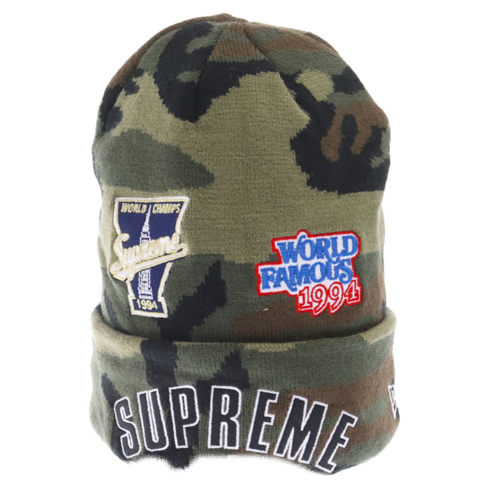 美品　ニューエラ✖︎シュプリーム　19aw チャンピオンシップ　ビーニー SUPREME (シュプリーム) 19AW×New Era Championship Beanie