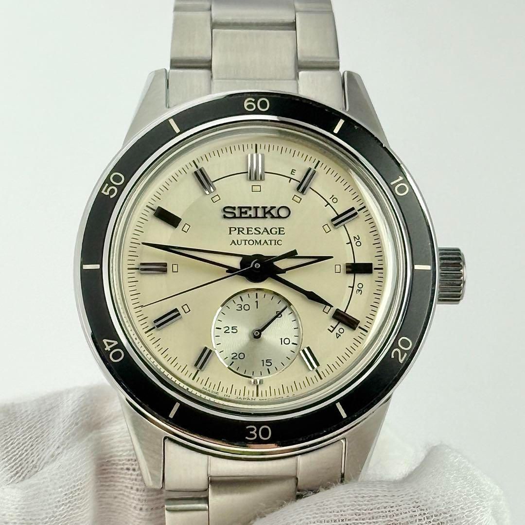 セイコー プレサージュ オートマ メンズ デイト 自動巻き式 腕時計 569  