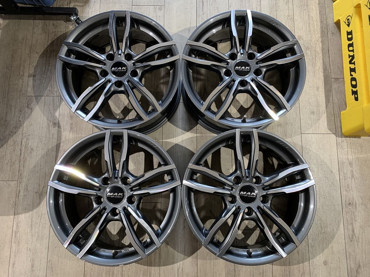 送料無料 マック LUFT FF 7.5J-17 +32 5H-120 (17インチ) 5H120 7.5J+32 単品1本価格) 17インチ 7.5J 5&frasl;120 MAK マック LUFT FF ルフト