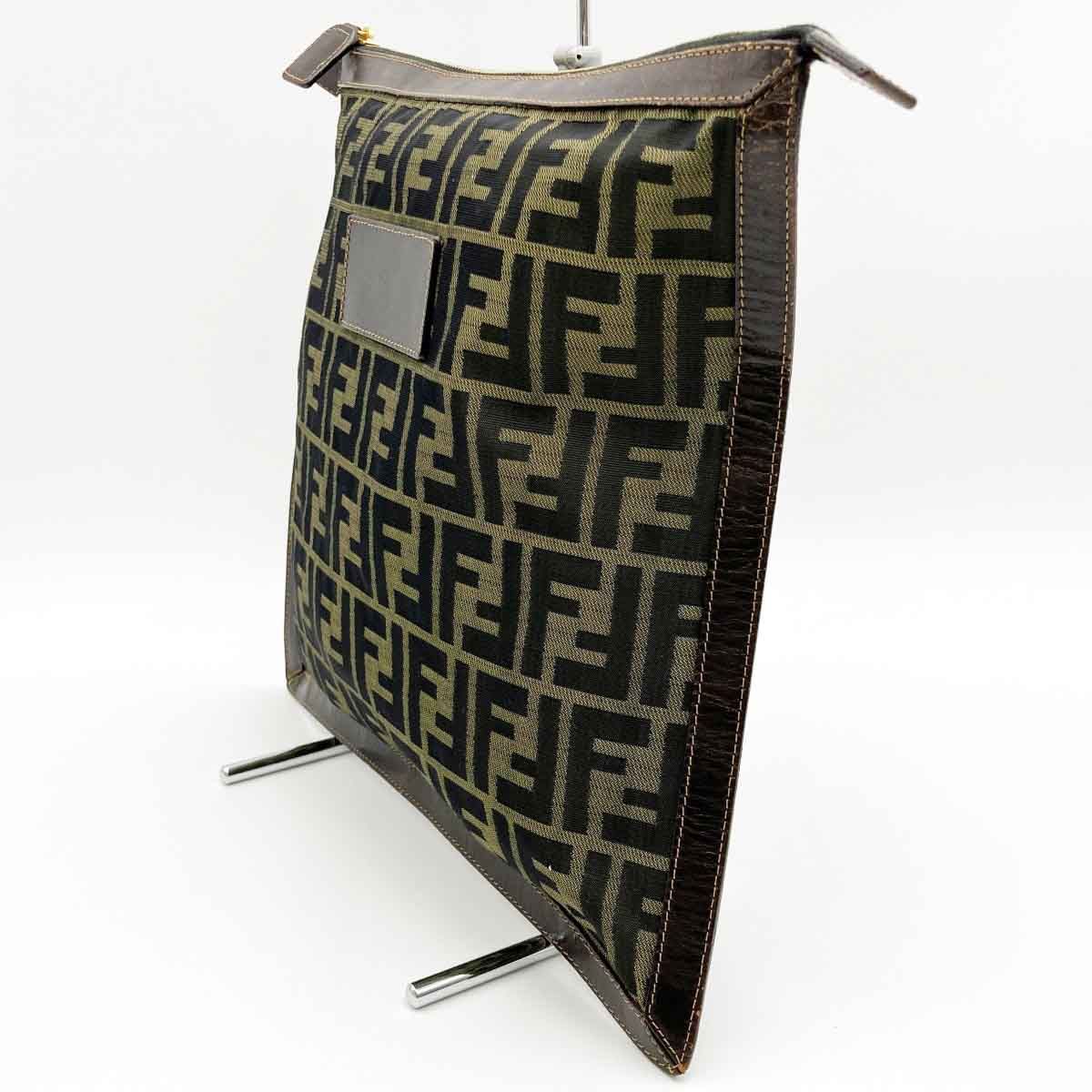 フェンディ FENDI ズッカ セカンドバッグ クラッチバッグ ポーチ