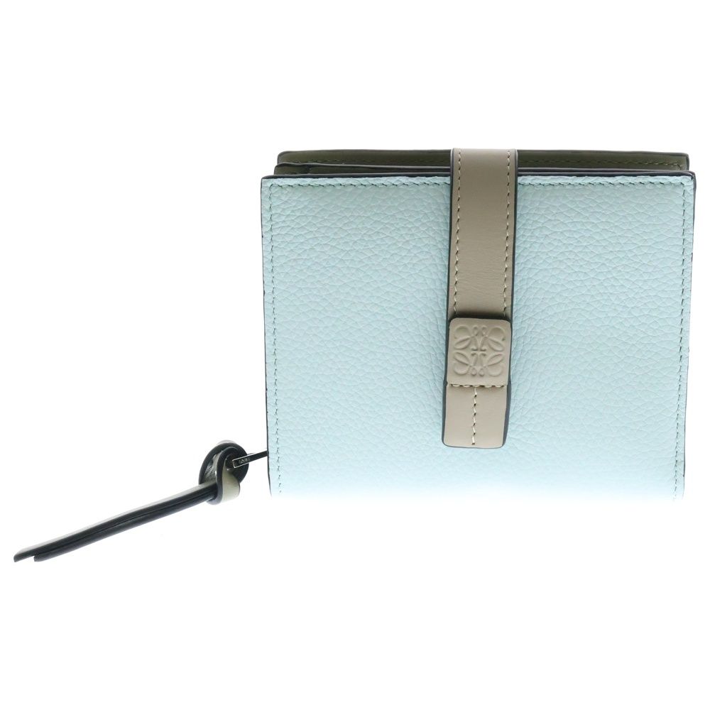 LOEWE ソフトグレインカーフスキン 三つ折り財布 新作☆LOEWE ソフトグレインカーフスキン 三つ折り財布 財布