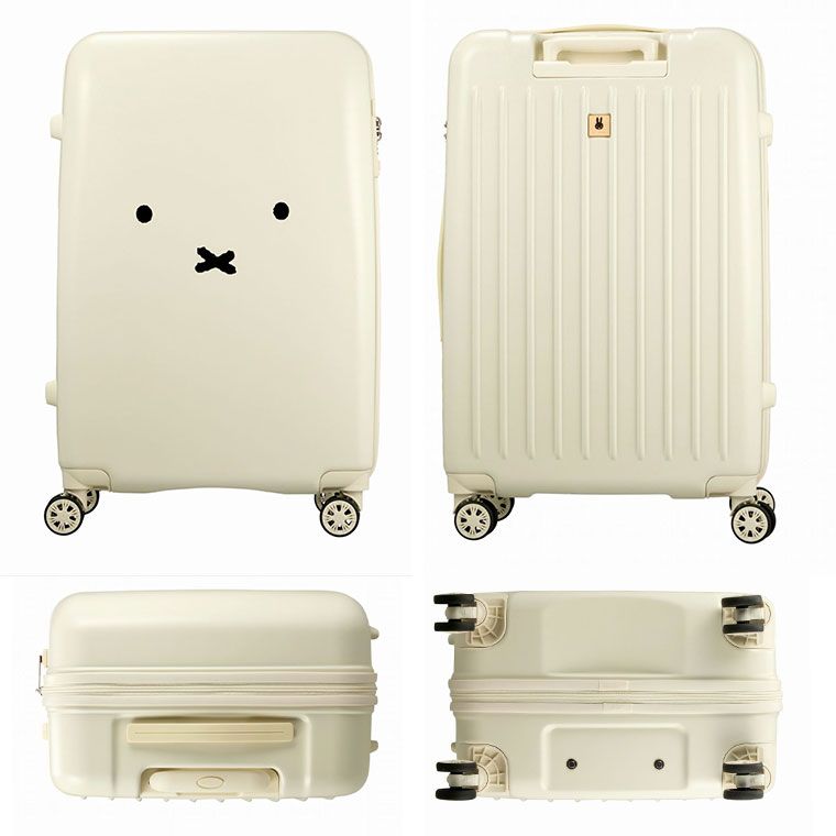 新品】スーツケース miffy ミッフィー ジッパー Lサイズ 81L 6