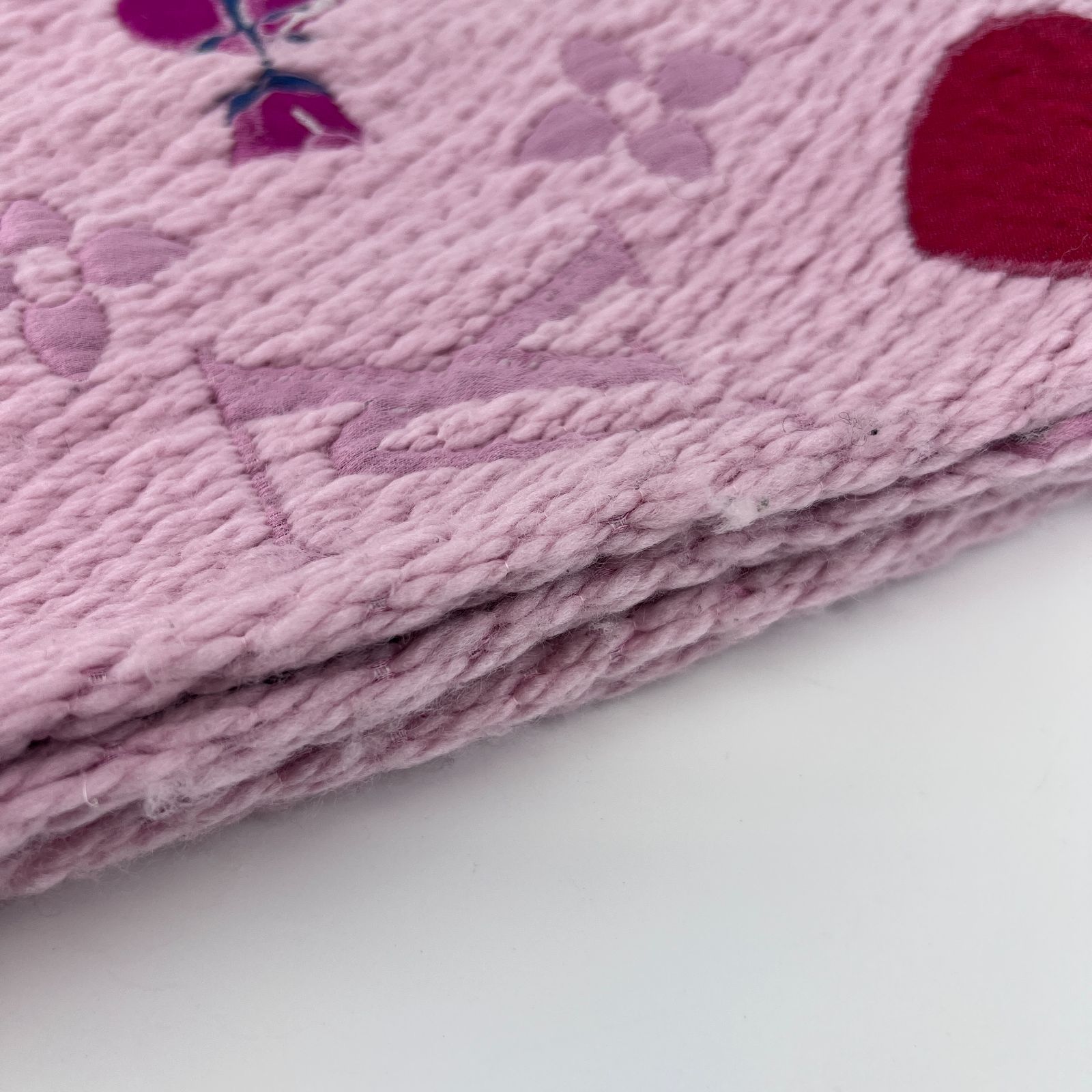 中古】LOUIS VUITTON ルイヴィトン マフラー エシャルプ ロゴマニア ア  