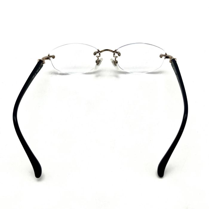 BVLGARI ブルガリ リムレス ロゴ 度入り シルバー プラスチック 眼鏡 eH0642N KANDAIZUMI_COM