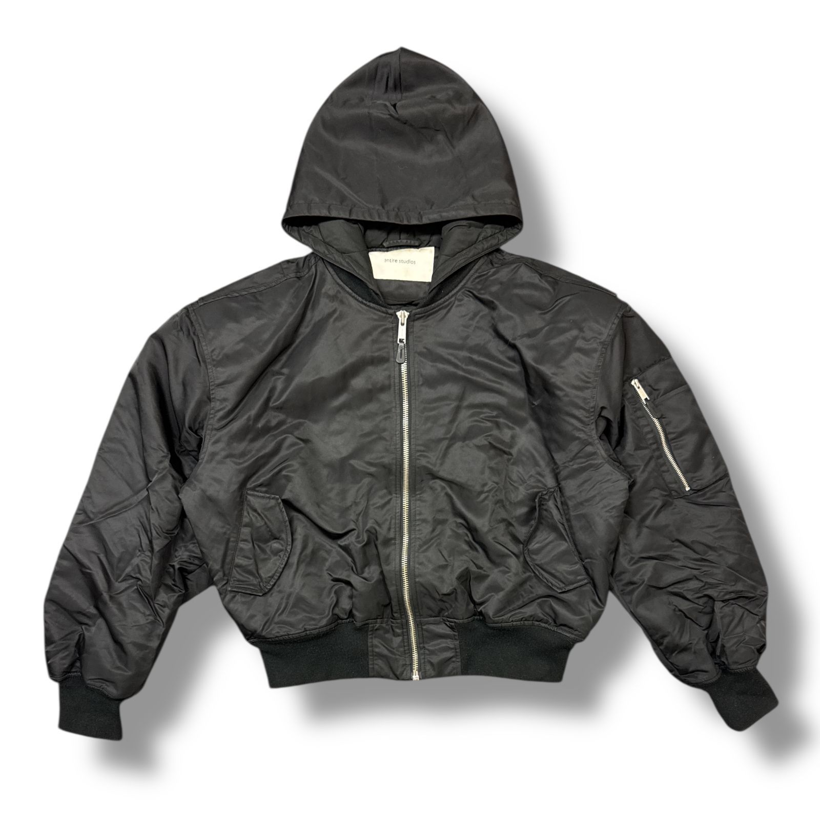 entire studios 24AW HOODED BROAD BOMBER ボンバージャケット