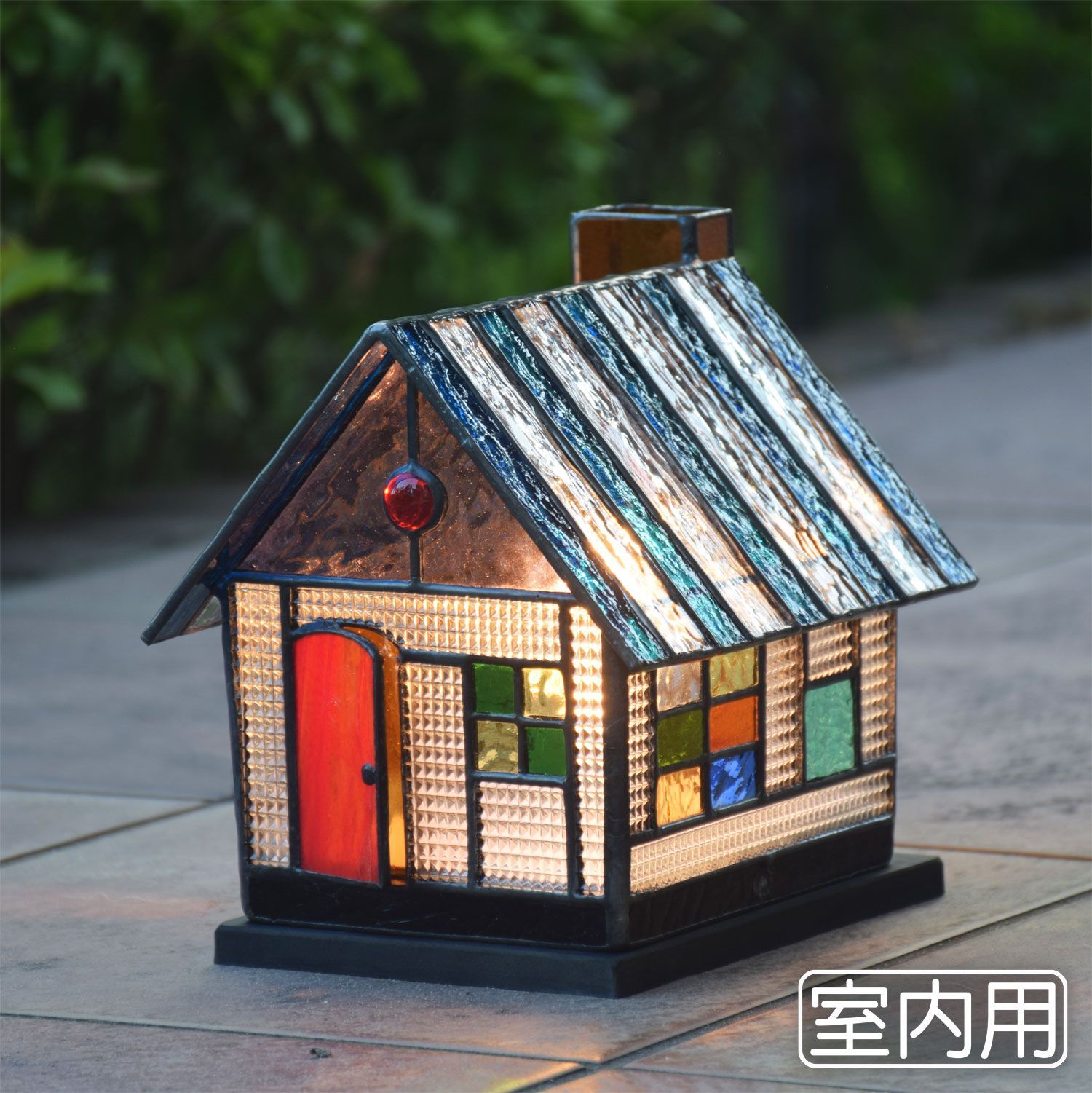 ステンドグラス ランプ チャペル 室内用 室内照明 ランプ 卓上灯 間接照明