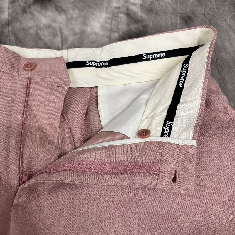supreme pleated trouser 21aw 34インチ Supreme/シュプリーム【21AW】Pleated Trouser Pant/プリーツ