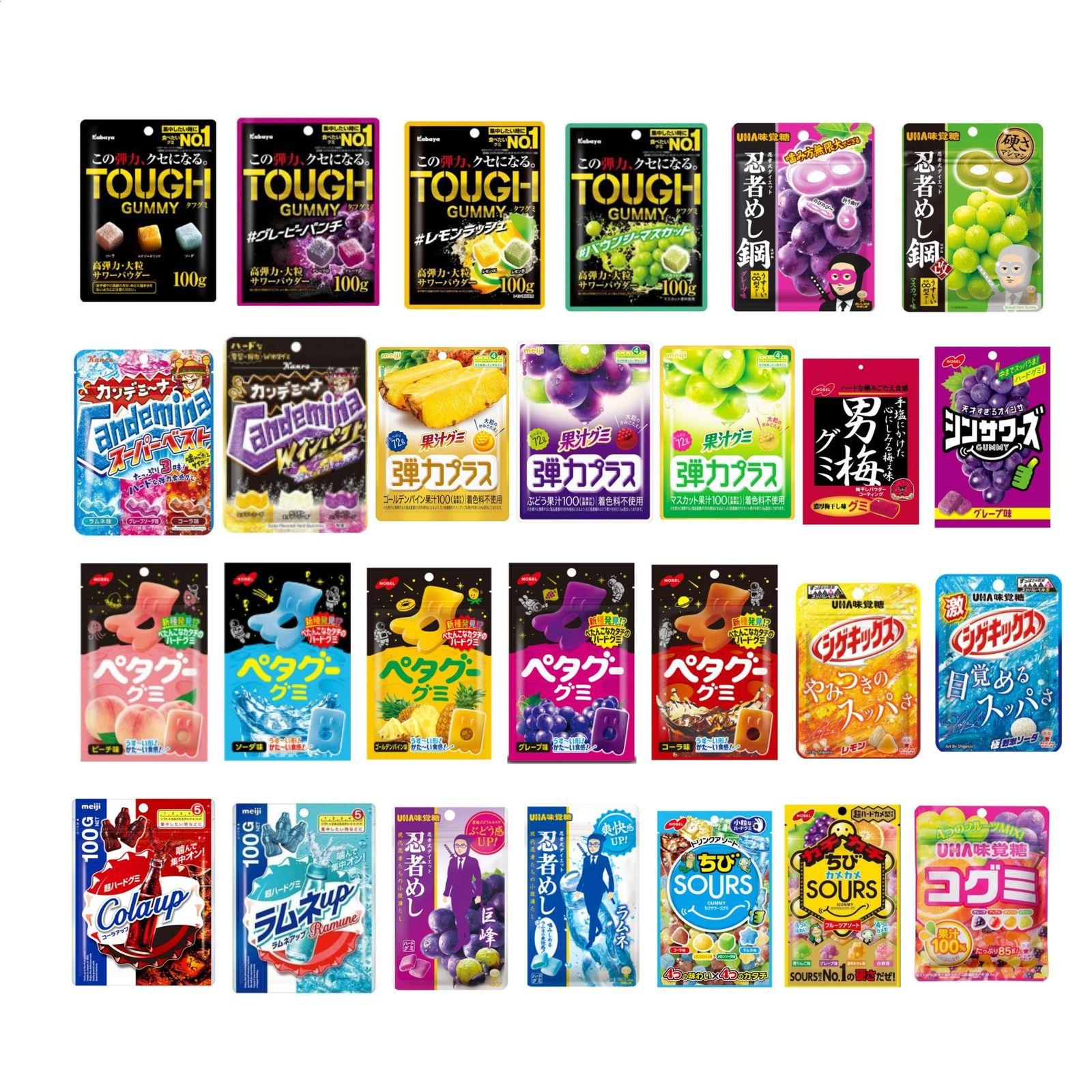 ハードグミ10種詰合せ！タフグミ等人気グミセット - メルカリ