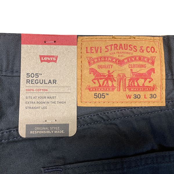 Levi's リーバイス 00505-0716 505 REGULAR STRAIGHT レギュラー ストレート ダークグレー メルカリ