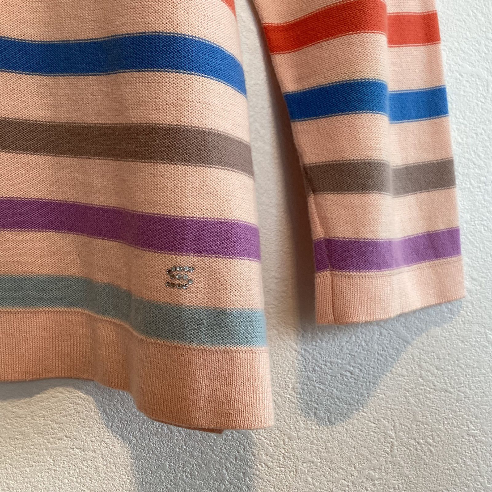 ☆訳あり☆ SONIA RYKIEL ソニアリキエル ニット 長袖 M ピンク