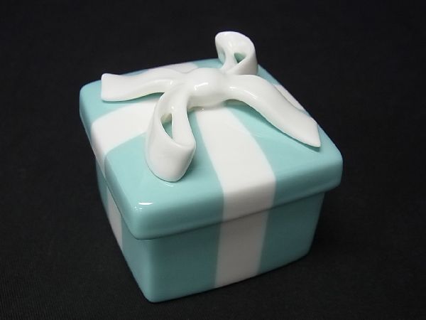 □新品同様□ TIFFANY＆Co. ティファニー ボウボックス 陶磁器 小物