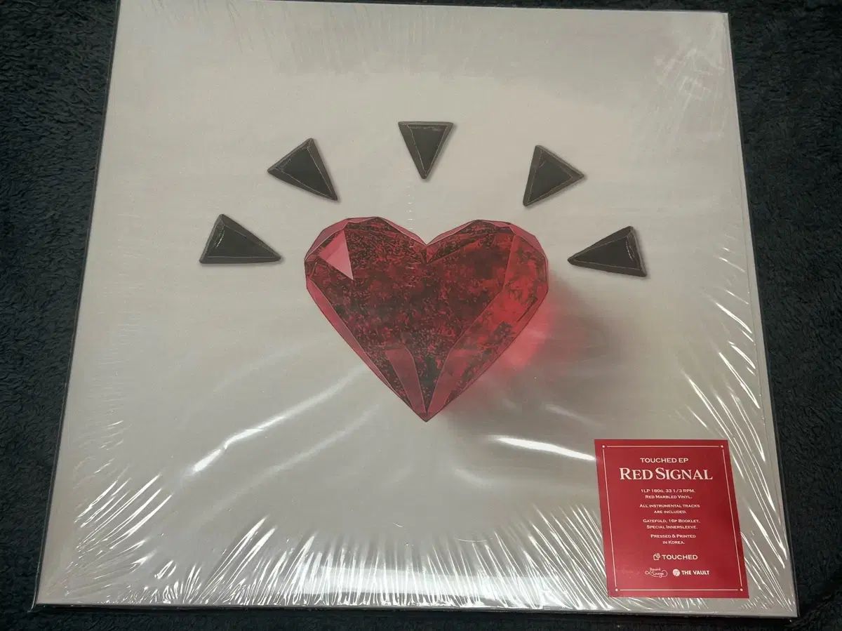 TOUCHED Red Signal LP 赤 霜降り ヴァイナル ビニールレコード