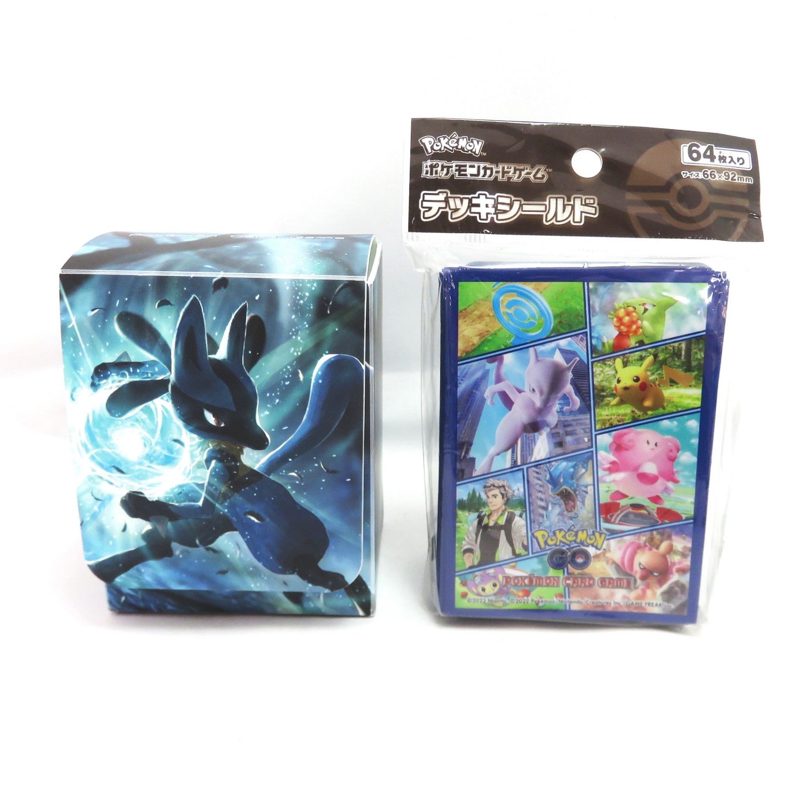 ポケモン2点セット】 ルカリオ デッキケース ＆ Pokémon GO