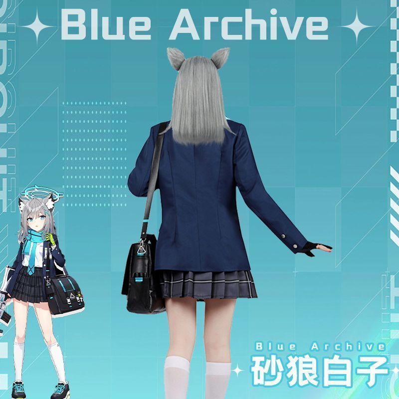 ブルーアーカイブ　砂狼シロコ　衣装　フルセット ブルーアーカイブ-Blue Archive- 砂狼シロコ コスプレ衣装