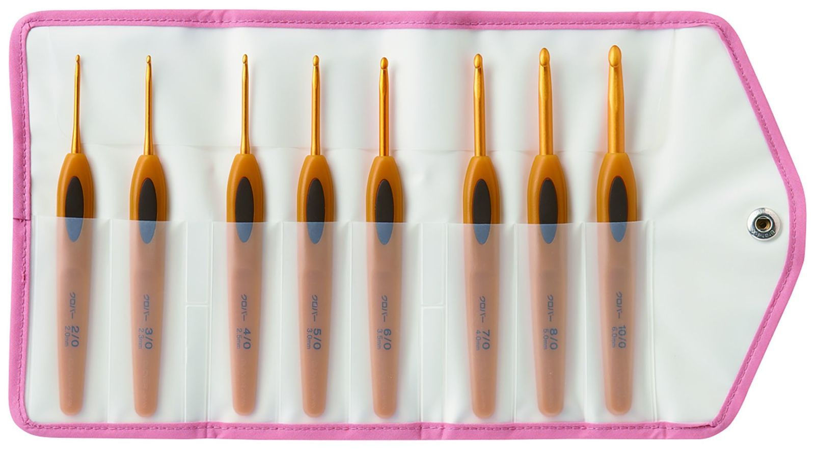 【新着商品】43-606 カギ針[ペン-E]セット8本入 Clover