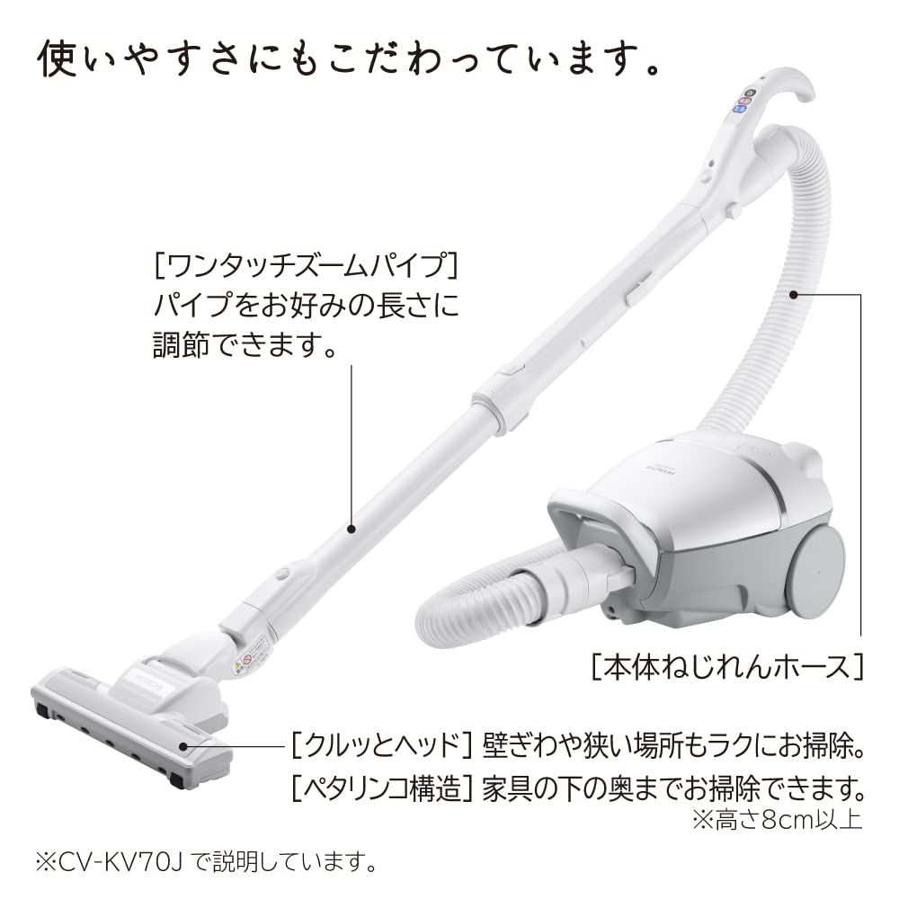 紙パック式クリーナー CV-KV70J