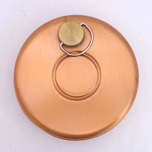 湯たんぽ 新品 純銅 ミニ 和雑貨 四季彩堂 オンラインショップ / 純銅 ミニ湯たんぽ (袋付)