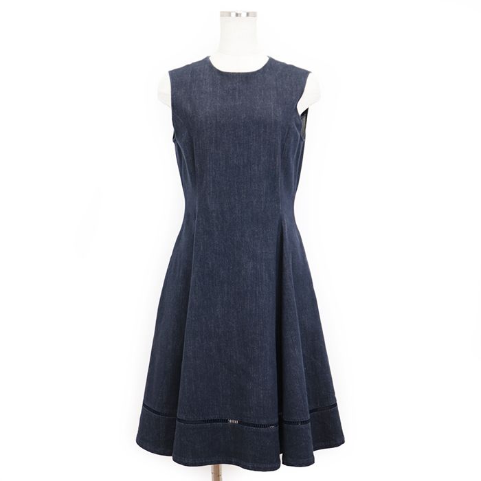 極美品　FOXEY NEW YORK フレア　ワンピース　ノースリーブ　ネイビー 楽天市場】FOXEY NEW YORKフォクシーニューヨーク COLLECTION