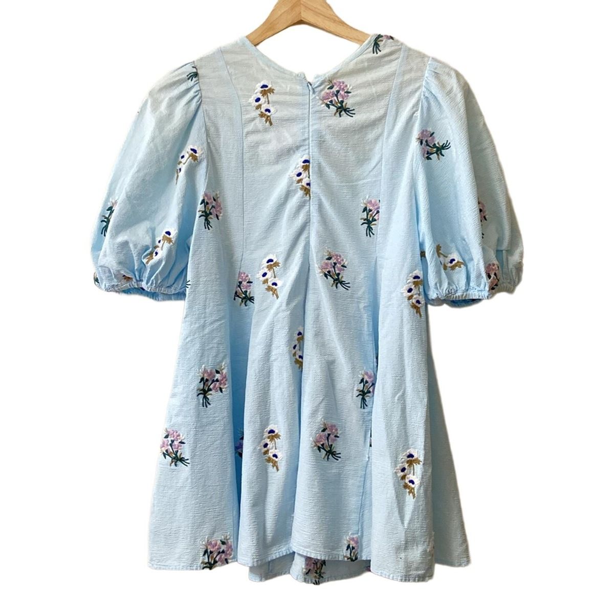チェスティ Chesty 18SS カットソー 半袖 フラワーモチーフ 1 青 ブルー /tk0516 ■PN レディース チェスティ Chesty 18SS カットソー 半袖 フラワーモチーフ 1 青